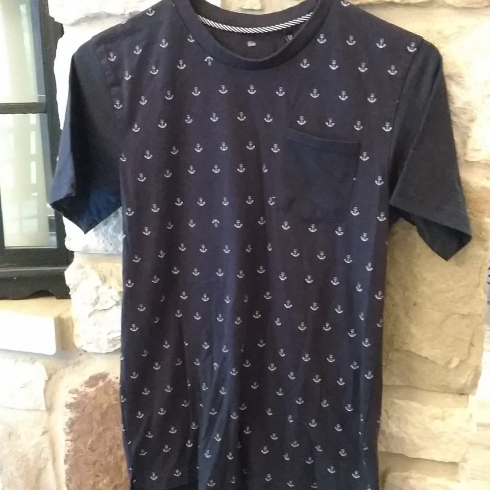 Boys anchor t-shirt Navy blue